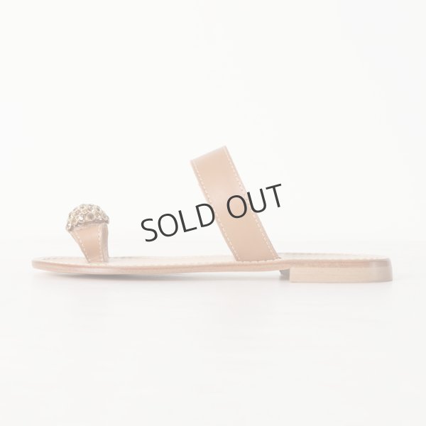 画像5: {SOLD}FABIO RUSCONI ファビオルスコーニ D831 トングストラップフラットサンダル{-BJS} (5)