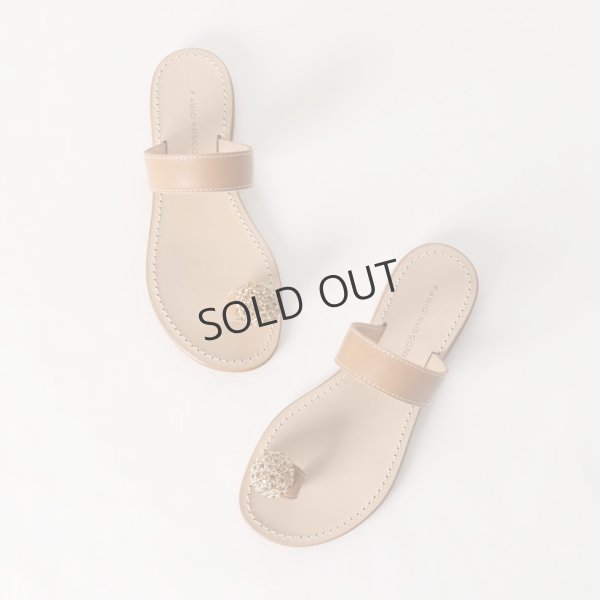 画像8: {SOLD}FABIO RUSCONI ファビオルスコーニ D831 トングストラップフラットサンダル{-BJS} (8)