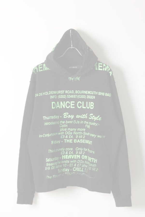 画像1:  {SOLD} MISBHV ミスビヘイブ Dance Club Hoodie Washed{-AIS} (1)