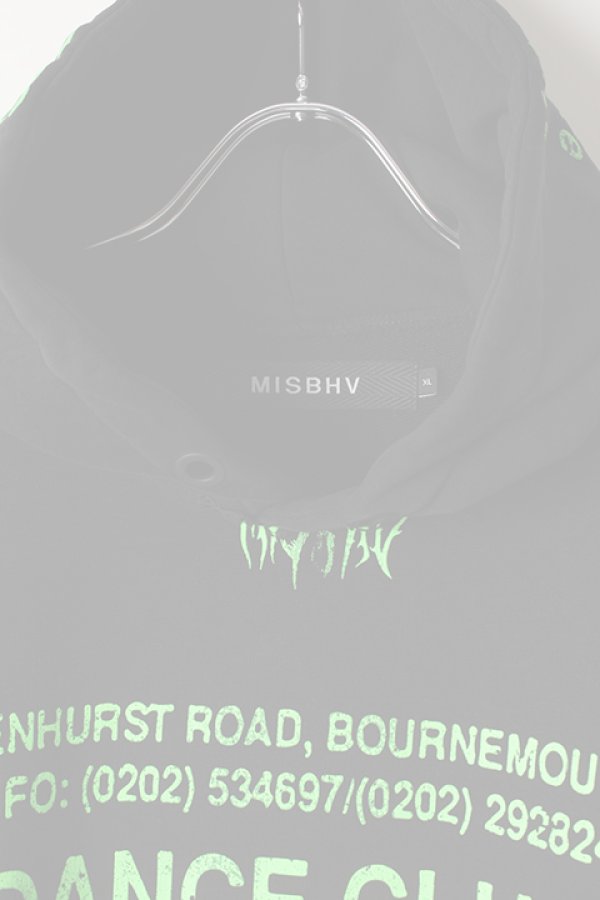 画像3:  {SOLD} MISBHV ミスビヘイブ Dance Club Hoodie Washed{-AIS} (3)