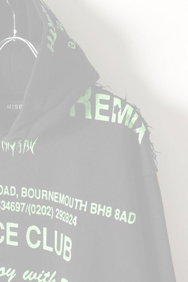 画像4:  {SOLD} MISBHV ミスビヘイブ Dance Club Hoodie Washed{-AIS} (4)