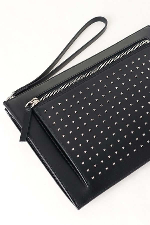 画像4: 【 30%OFF セール161,700円→113,190円】 GIUSEPPE ZANOTTI ジュゼッペザノッティ GZM BAG CLUTCH{01EBU0007LB-999-BJS} (4)