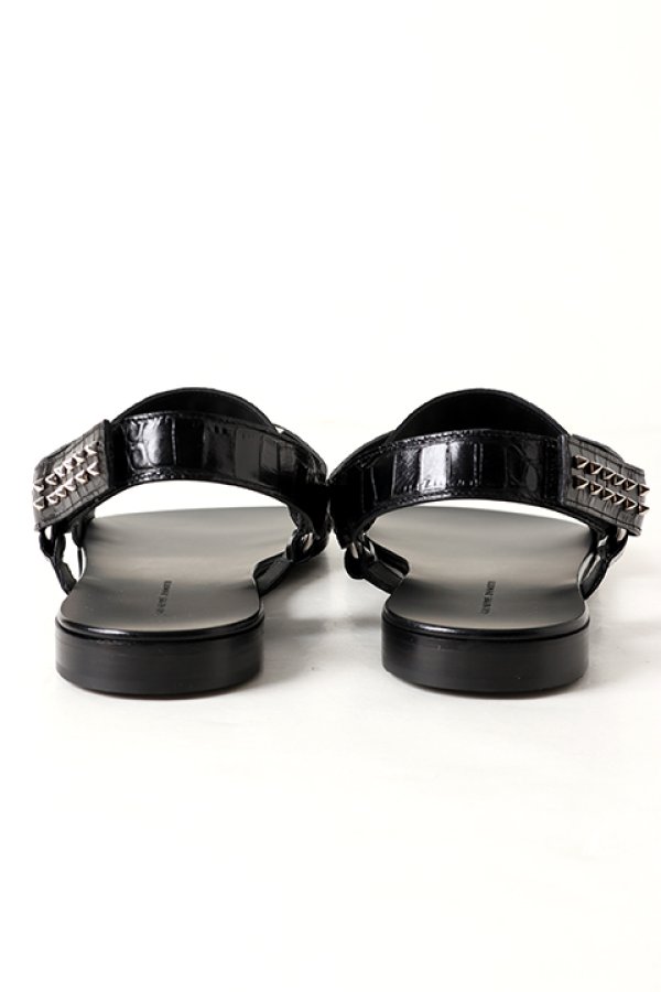 画像3: 【 30%OFF セール145,200円→101,640円】 GIUSEPPE ZANOTTI ジュゼッペザノッティ GZM FLAT SANDAL ZAK{01EU00042ZA-999-BJS} (3)