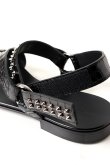 画像5: GIUSEPPE ZANOTTI ジュゼッペザノッティ GZM FLAT SANDAL ZAK{01EU00042ZA-999-BJS} (5)