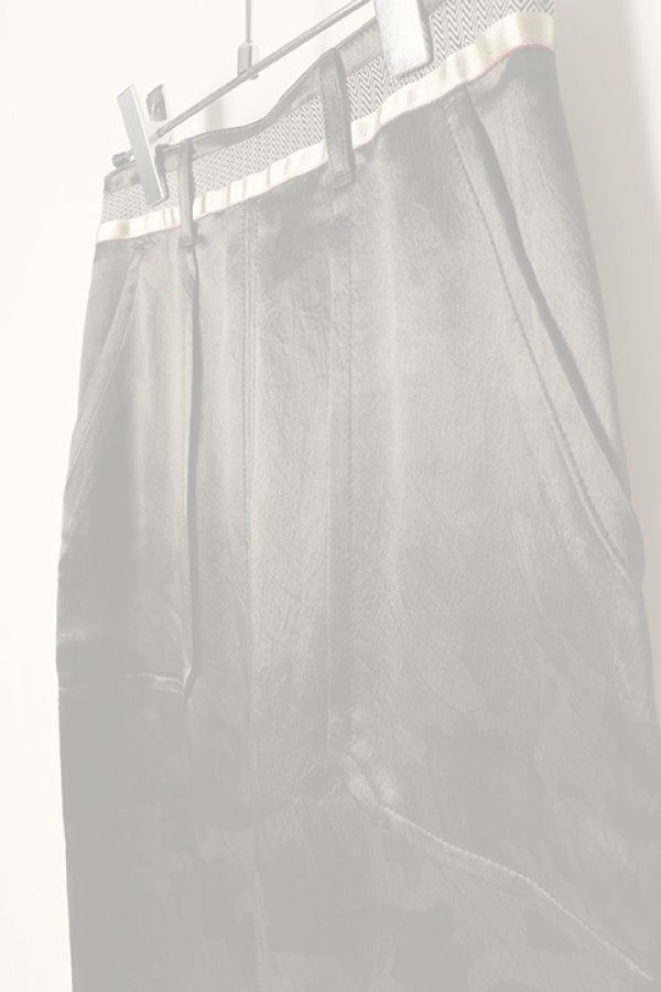 画像6:  {SOLD} ダブスタ ダブルスタンダードクロージング｜DOUBLE STANDARD CLOTHING DSC / ブラシ柄スリットタイトスカート{-BCA} (6)