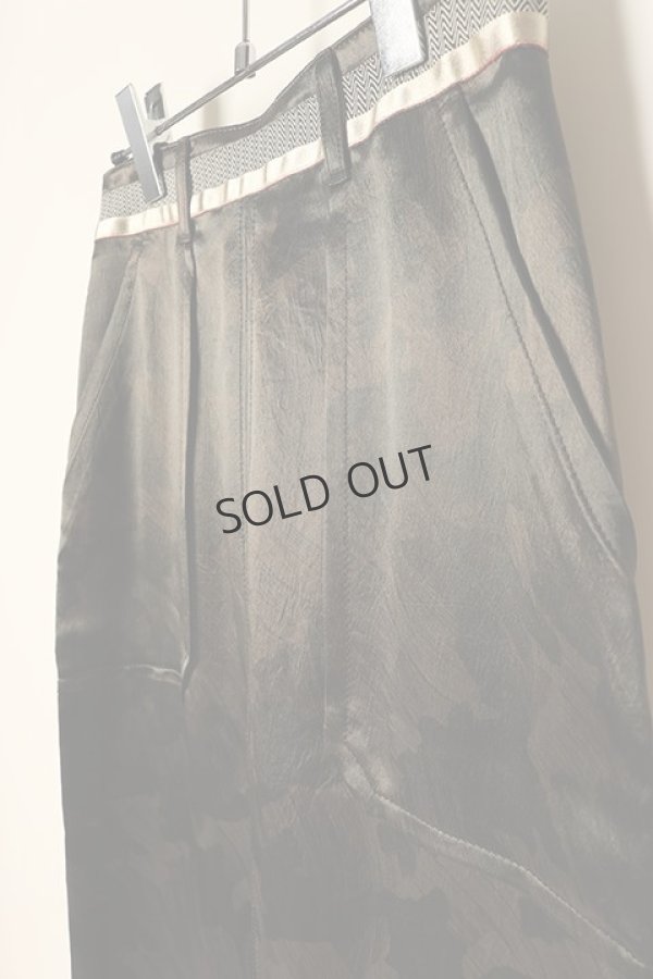 画像6: {SOLD}ダブスタ ダブルスタンダードクロージング|DOUBLE STANDARD CLOTHING DSC / ブラシ柄スリットタイトスカート{-BCA} (6)