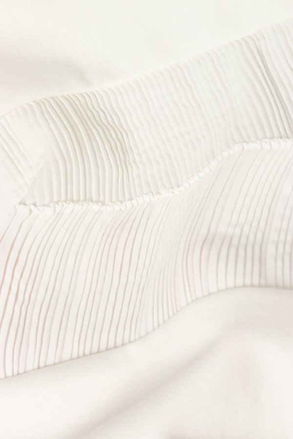 画像6: 【 20%OFF セール｜25,300円→20,240円】 DOUBLE STANDARD CLOTHING ダブルスタンダードクロージング DSC / シフォン＋ポンチ異素材トップス{-BBS} (6)