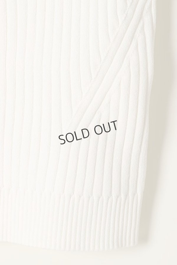 画像5: {SOLD}DOUBLE STANDARD CLOTHING ダブルスタンダードクロージング ノースリーブリブニット{-BBS} (5)