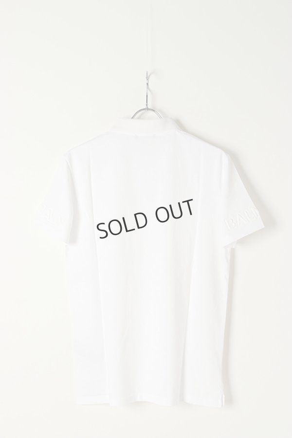 画像5: {SOLD}BALMAIN バルマン C&S POLO EMB-LOGO ON SLV{02.1011.I337-OFA-BJA} (5)