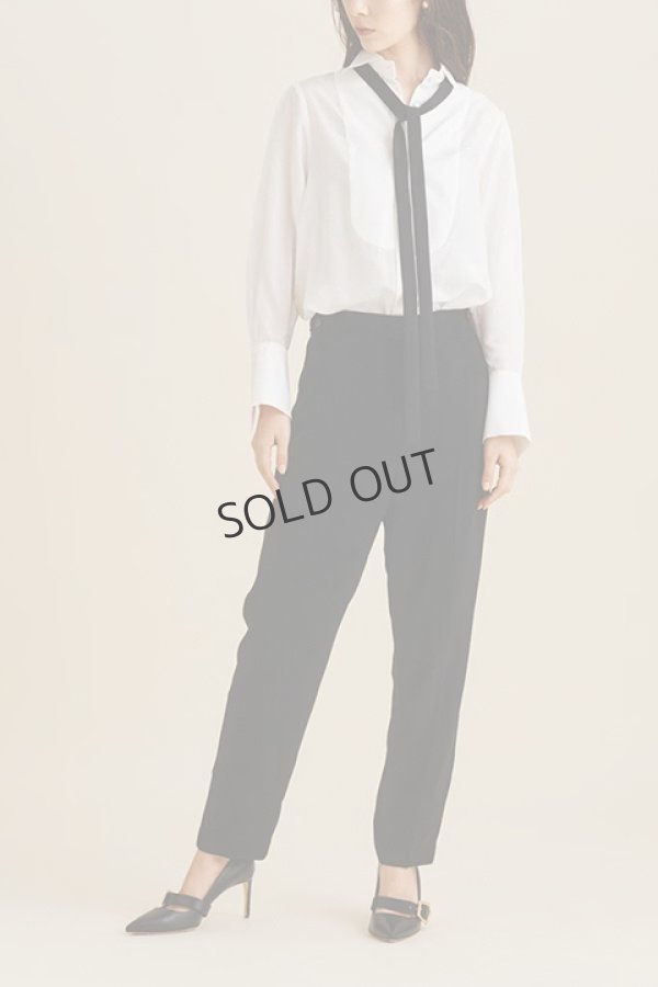 画像2: {SOLD}グレースコンチネンタル｜GRACE CONTINENTAL グレースクラス GRACE CLASS ダブルクロステーパーパンツ {-BBA} (2)