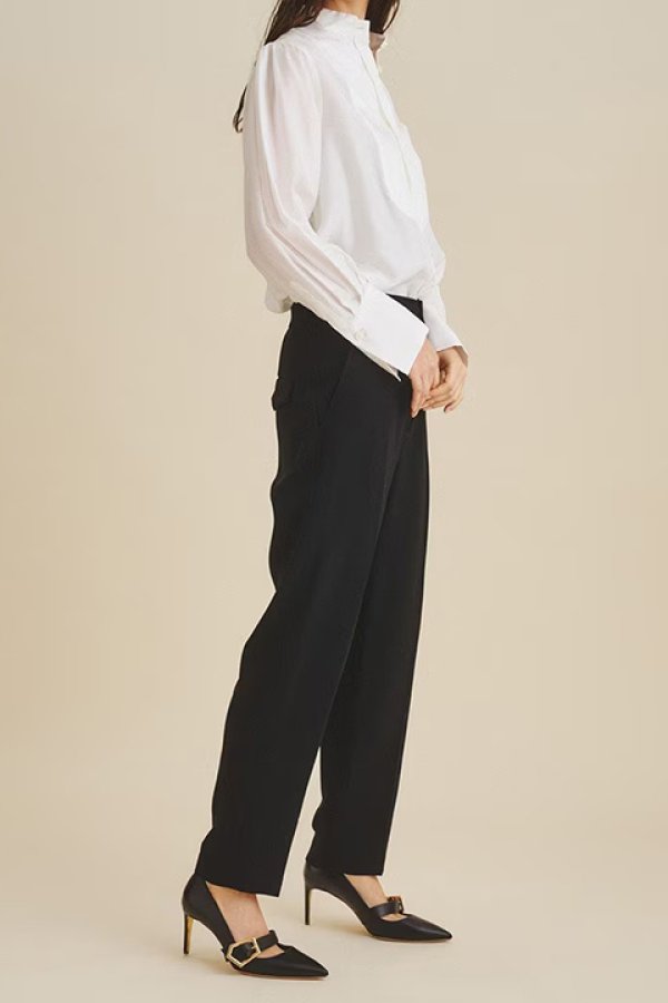 画像3: 【 40%OFF セール29,700円→17,820円】 グレースコンチネンタル|GRACE CONTINENTAL グレースクラス GRACE CLASS ダブルクロステーパーパンツ {-BBA} (3)