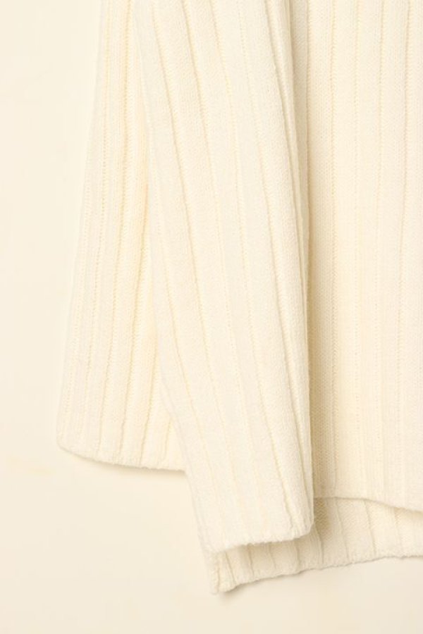 画像4: 【 40%OFF セール29,700円→17,820円】 グレースコンチネンタル|GRACE CONTINENTAL グレースクラス GRACE CLASS オフタートルリブニット{-BBA} (4)