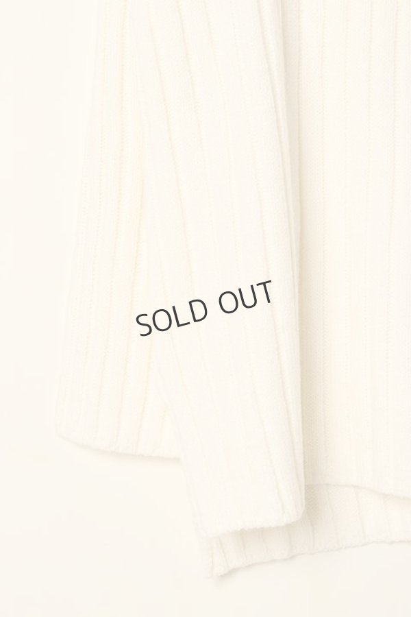 画像4: {SOLD}グレースコンチネンタル｜GRACE CONTINENTAL グレースクラス GRACE CLASS オフタートルリブニット{-BBA} (4)