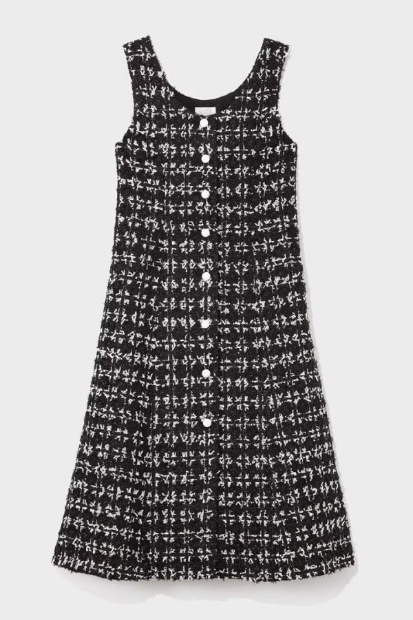 画像3: 【 40%OFF セール140,800円→84,480円】 グレースコンチネンタル|GRACE CONTINENTAL グレースクラス GRACE CLASS TweedDress{-BDA} (3)