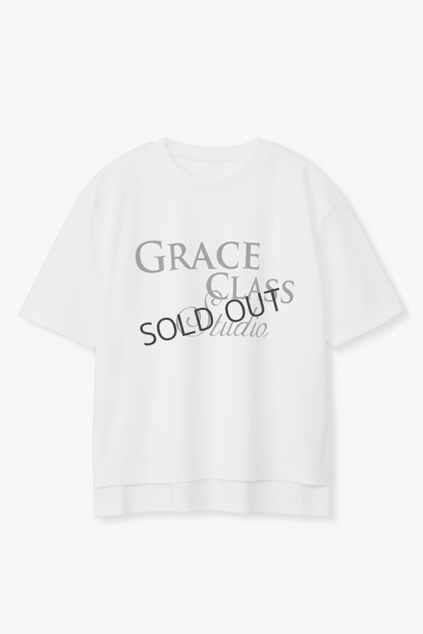 画像2: {SOLD}グレースコンチネンタル|GRACE CONTINENTAL グレースクラス GRACE CLASS レタードシルケットTシャツ{-BDA} (2)