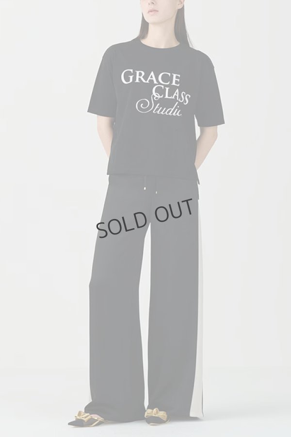 画像3: {SOLD}グレースコンチネンタル|GRACE CONTINENTAL グレースクラス GRACE CLASS レタードシルケットTシャツ{-BDA} (3)