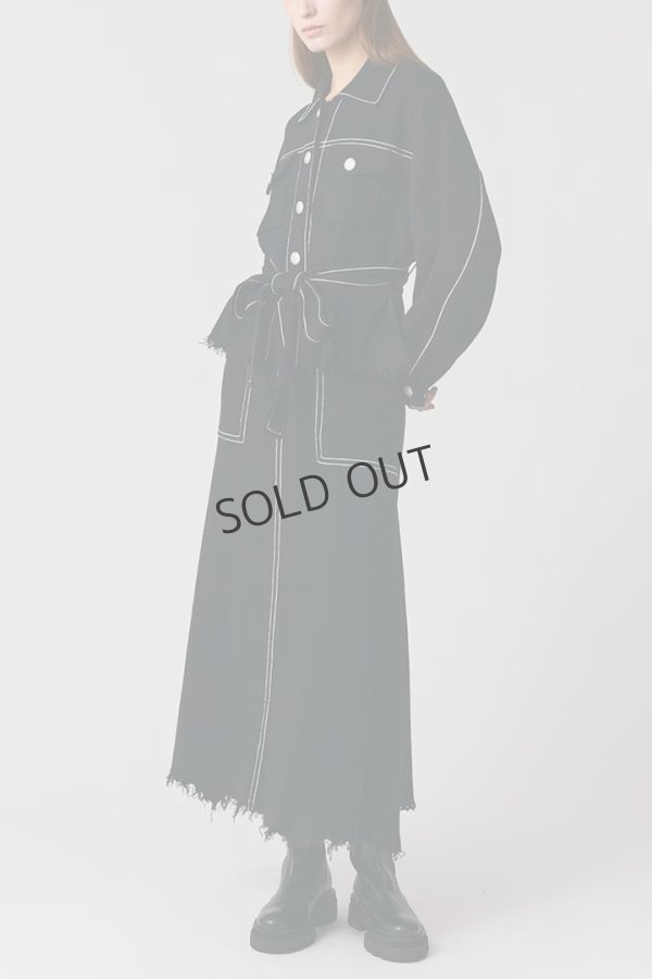画像3: {SOLD}グレースコンチネンタル｜GRACE CONTINENTAL グレースクラス GRACE CLASS ミラノリブロングスカート{-BES} (3)