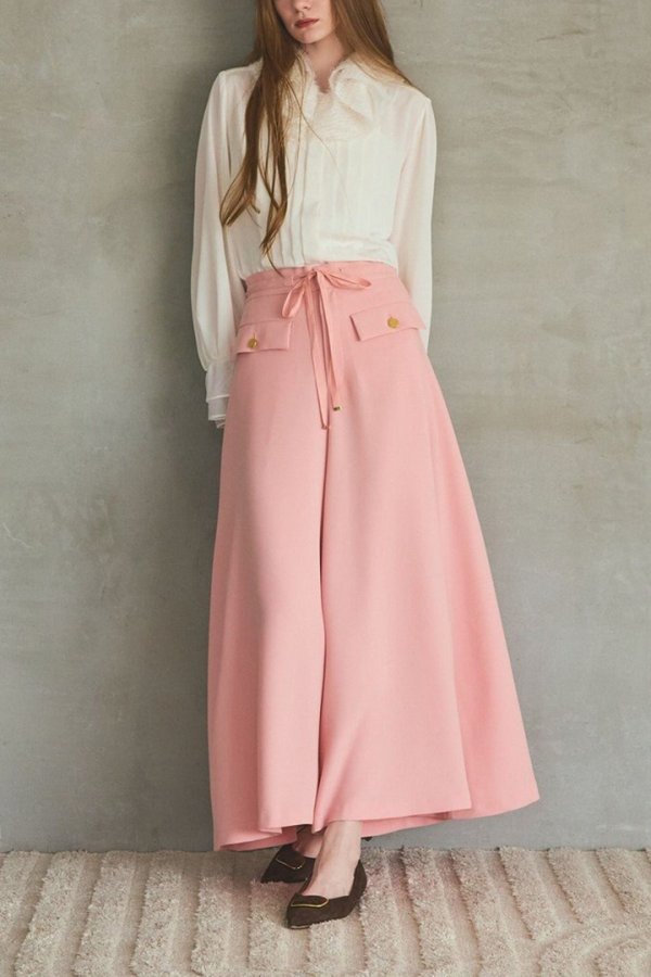 画像2: グレースコンチネンタル｜GRACE CONTINENTAL グレースクラス GRACE CLASS ワイドフレアパンツ{-BFS} (2)