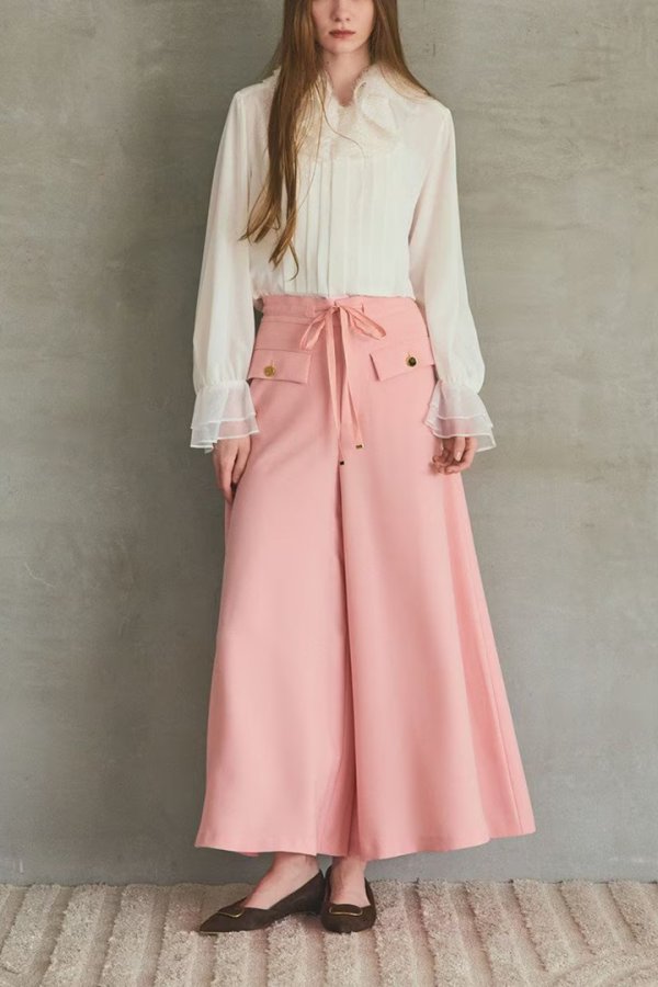 画像3: グレースコンチネンタル｜GRACE CONTINENTAL グレースクラス GRACE CLASS ワイドフレアパンツ{-BFS} (3)