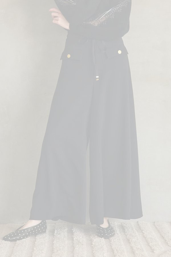 画像1:  {SOLD} グレースコンチネンタル｜GRACE CONTINENTAL グレースクラス GRACE CLASS ワイドフレアパンツ{-BFS} (1)