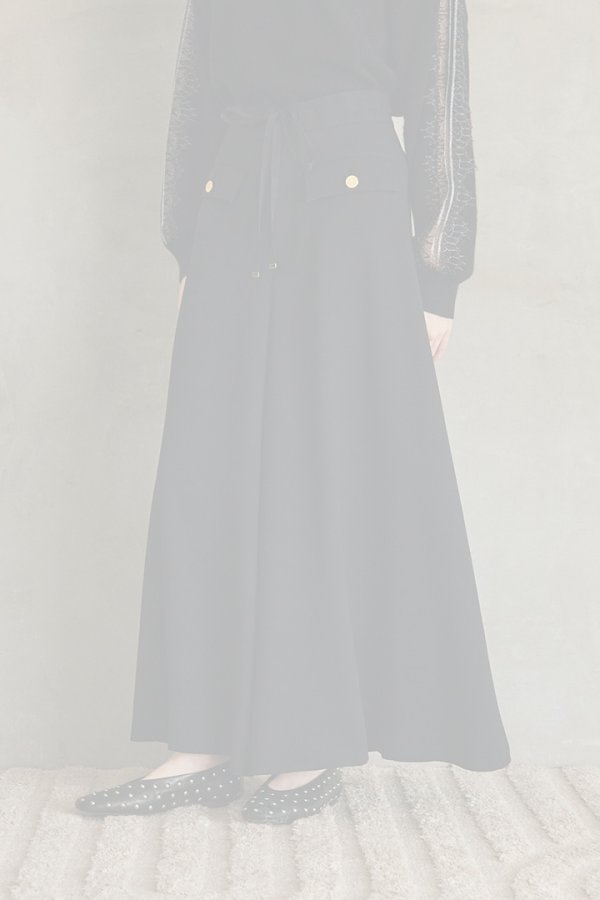 画像2:  {SOLD} グレースコンチネンタル｜GRACE CONTINENTAL グレースクラス GRACE CLASS ワイドフレアパンツ{-BFS} (2)