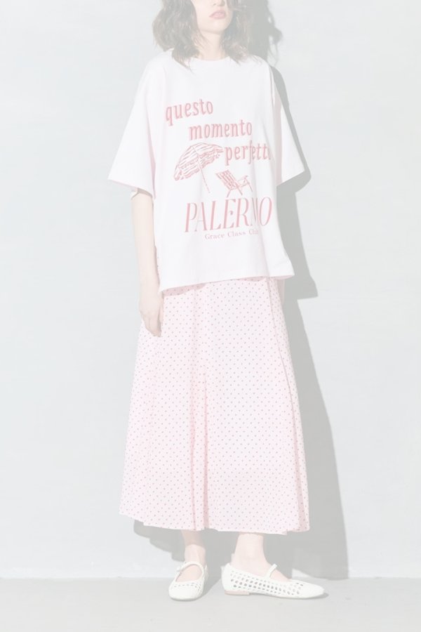 画像2:   グレースコンチネンタル｜GRACE CONTINENTAL グレースクラス GRACE CLASS リゾートビーチTシャツ{-BFS} (2)