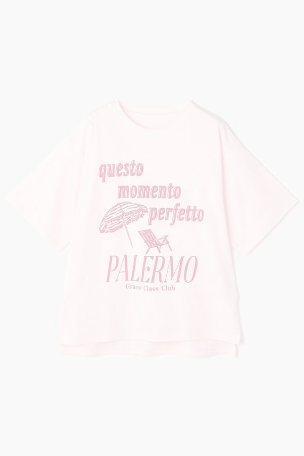 画像6:   グレースコンチネンタル｜GRACE CONTINENTAL グレースクラス GRACE CLASS リゾートビーチTシャツ{-BFS} (6)
