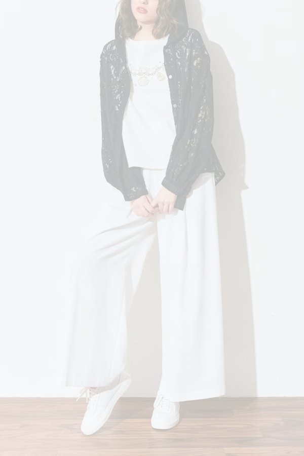 画像2:   グレースコンチネンタル｜GRACE CONTINENTAL グレースクラス GRACE CLASS コードレースフーディ{-BFS} (2)