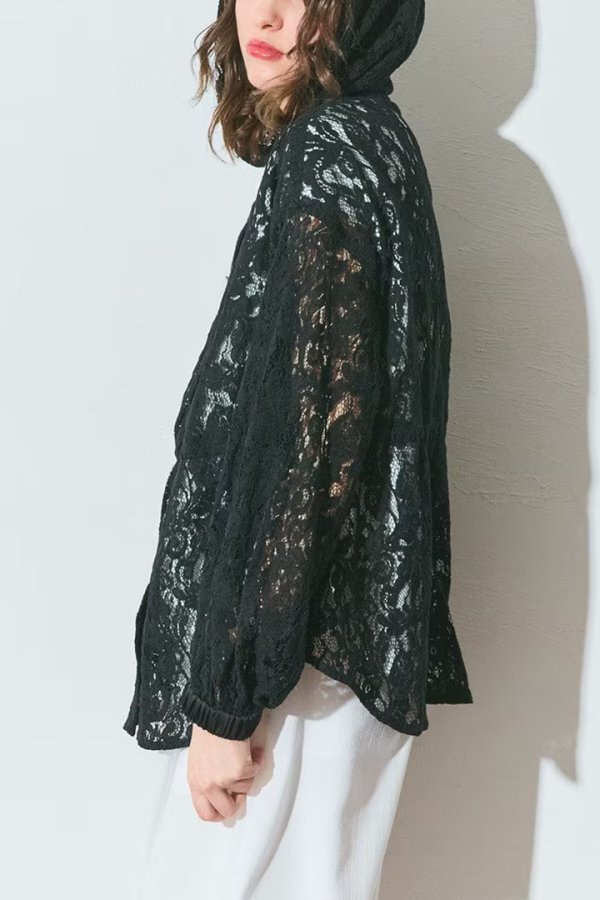 画像8: グレースコンチネンタル｜GRACE CONTINENTAL グレースクラス GRACE CLASS コードレースフーディ{-BFS} (8)