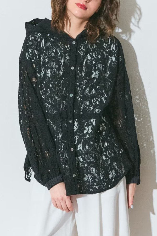 画像9: グレースコンチネンタル｜GRACE CONTINENTAL グレースクラス GRACE CLASS コードレースフーディ{-BFS} (9)