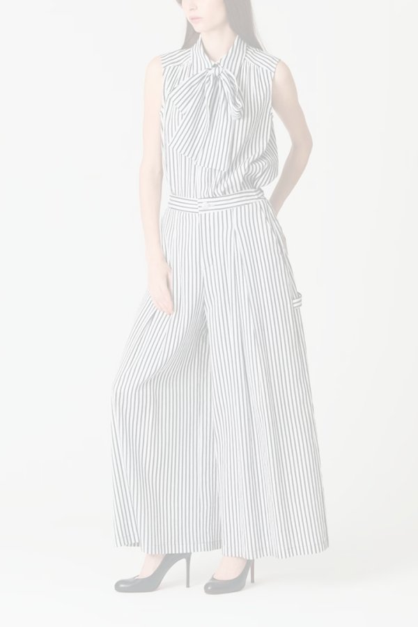 画像10:  {SOLD} グレースコンチネンタル｜GRACE CONTINENTAL グレースクラス GRACE CLASS ヒッコリージャガードボウタイブラウス{-BFA} (10)