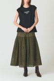 画像3: グレースコンチネンタル｜GRACE CONTINENTAL グレースクラス GRACE CLASS グラフィティビジューノースリーブ{-BFA} (3)