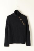 画像1: {SOLD}BALMAIN バルマン BF2 KNIT H-NECK BUTTON{-BJA} (1)