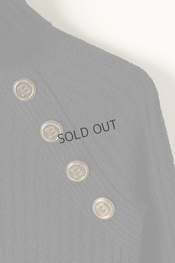 画像3: {SOLD}BALMAIN バルマン BF2 KNIT H-NECK BUTTON{-BJA} (3)