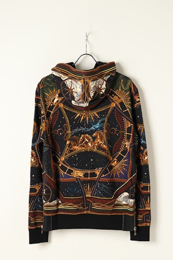 画像5: 【 30%OFF セール170,500円→119,350円】 BALMAIN バルマン BH2 C&S HOODIE SCARF PRINT{-BJA} (5)