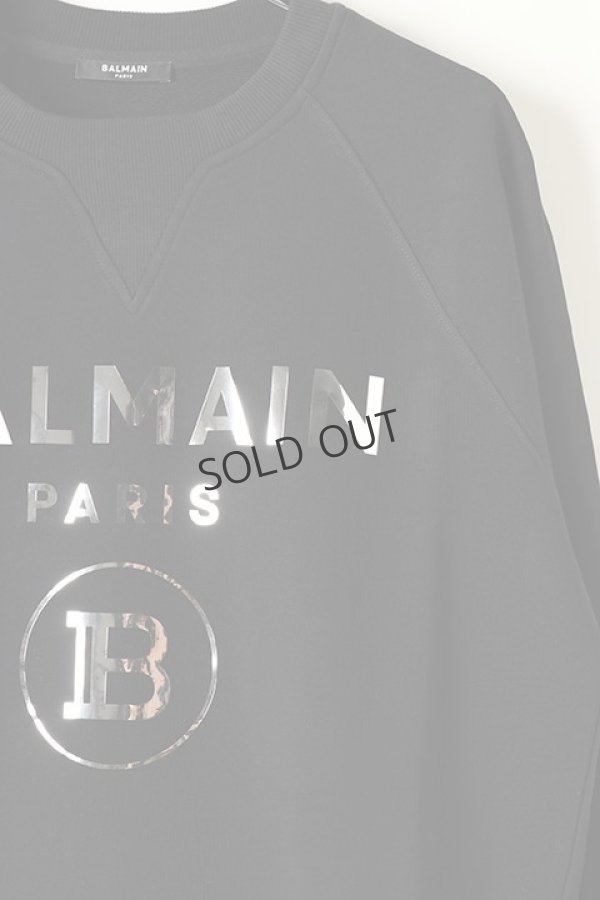 画像3: {SOLD}BALMAIN バルマン C&S FOIL SWEAT{-BJA} (3)