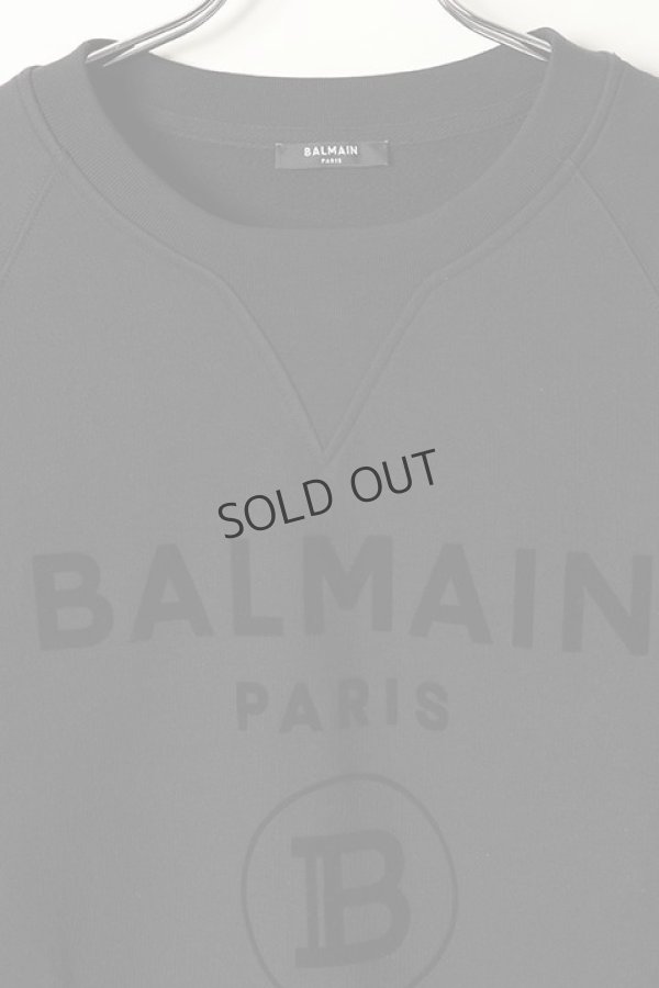 画像2: {SOLD}BALMAIN バルマン C&S PULL FLOCKY LOGO{-BJA} (2)