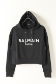 画像1: {SOLD}BALMAIN バルマン C&S CROPPED FLOCKED LOGO{-BJA} (1)