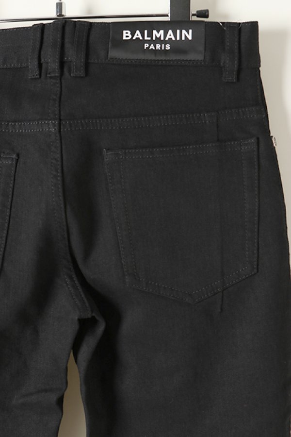 画像4: 【 30%OFF セール138,600円→97,020円】 BALMAIN バルマン PANTS DENIM BIKER SLIM 1-W{-BJA} (4)