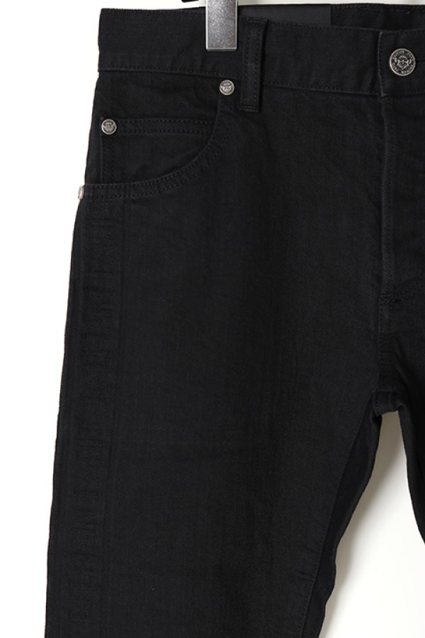 画像2: 【 30%OFF セール107,800円→75,460円】 BALMAIN バルマン DENIM SLIM JACQUARD PANTS{-BJA} (2)