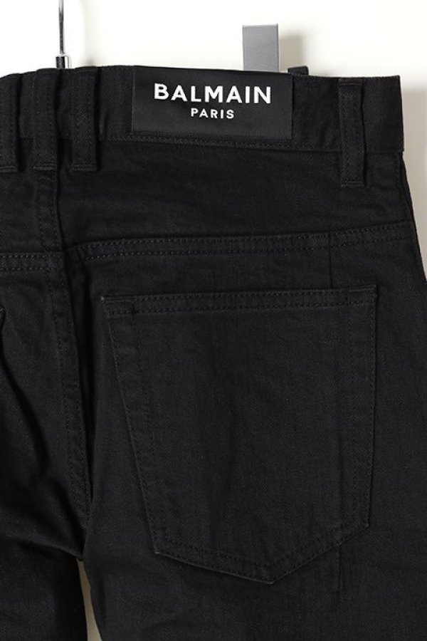 画像4: 【 30%OFF セール107,800円→75,460円】 BALMAIN バルマン DENIM SLIM JACQUARD PANTS{-BJA} (4)