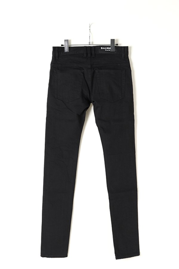 画像5: 【 30%OFF セール107,800円→75,460円】 BALMAIN バルマン DENIM SLIM JACQUARD PANTS{-BJA} (5)