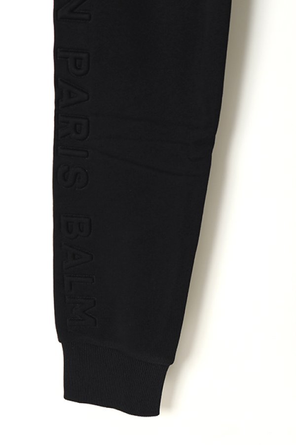 画像3: 【 30%OFF セール103,400円→72,380円】 BALMAIN バルマン SIDE EMBOSS-LG SWEAT PANTS{02.5632.I339-OPA/01.5632.I240-OPA-BJA} (3)