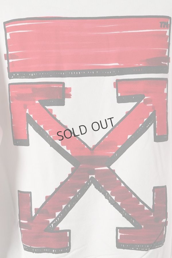 画像2: {SOLD}Off-white オフホワイト MAKER SLIM CREWNECK{0MBA025R21FLE004-WT-BAS} (2)