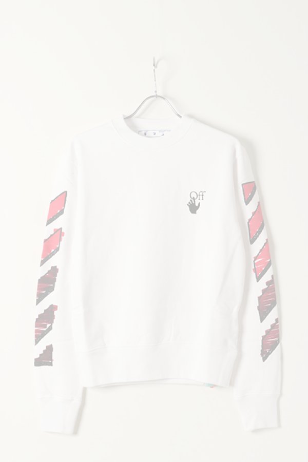 画像4:   Off-white オフホワイト MAKER SLIM CREWNECK{0MBA025R21FLE004-WT-BAS} (4)