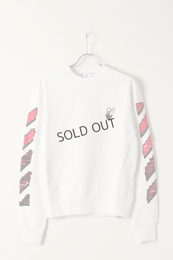 画像4: {SOLD}Off-white オフホワイト MAKER SLIM CREWNECK{0MBA025R21FLE004-WT-BAS} (4)