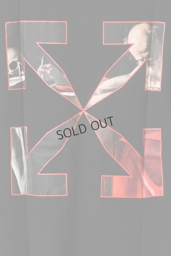 画像4: {SOLD}Off-white オフホワイト CARAVAGGIO S/S OVERSIZED T-SHIRT{0MAA027R21JER004-BK-BAS} (4)