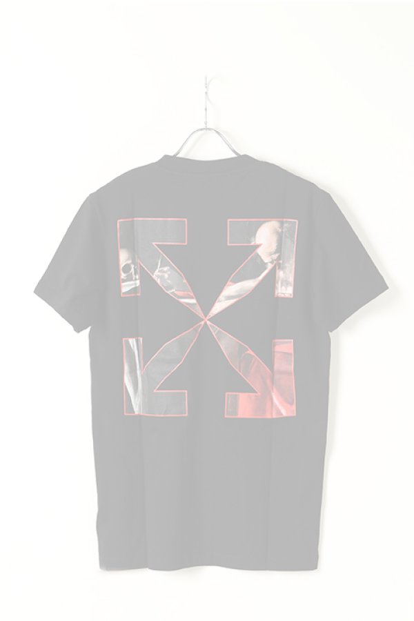 画像5:  {SOLD} Off-white オフホワイト CARAVAGGIO S/S OVERSIZED T-SHIRT{0MAA027R21JER004-BK-BAS} (5)