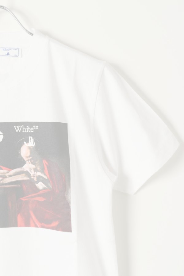画像3:  {SOLD} Off-white オフホワイト CARAVAGGIO S/S OVERSIZED T-SHIRT{0MAA027R21JER004-WH-BAS} (3)