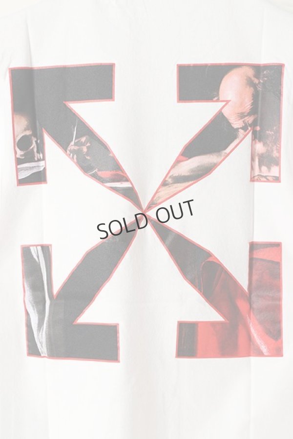 画像4: {SOLD}Off-white オフホワイト CARAVAGGIO S/S OVERSIZED T-SHIRT{0MAA027R21JER004-WH-BAS} (4)
